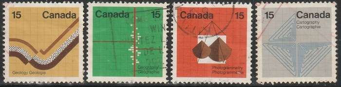 CANADA 1972 Earth Sciences ULH SG 741-4