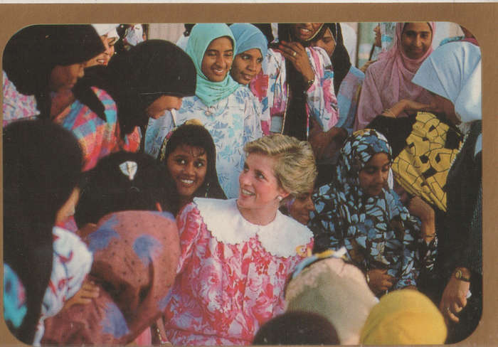 MERLIN PRINCESS DIANA COLLECTALE STICKERS #107