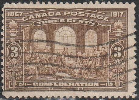 CANADA 1917 The 50th Anniversary of the Founding of the Dominion of Canada  ULH SG 244