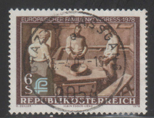 AUSTRIA 1978 European Conference on the Family 1978 UNH SG 1819