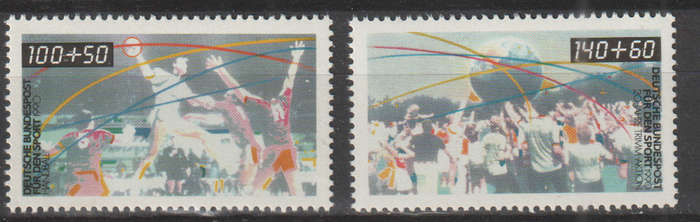 GERMANY 1990 Sports UMM SG 2304/5