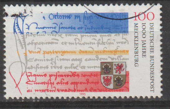 GERMANY  1995 The 1000th Anniversary of Mecklenburg ULH SG 2623