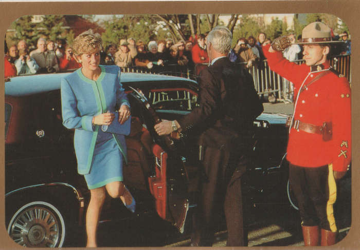 MERLIN PRINCESS DIANA COLLECTALE STICKERS #110