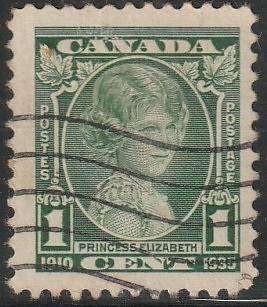 CANADA 1935 Silver Jubilee of King George V ULH SG 335