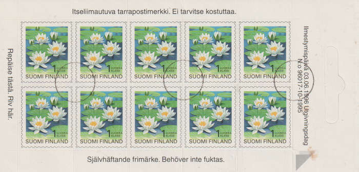 FINLAND 1995 Flora - Oxeye Daisy CTO WITH CIRCLE? SG 1391