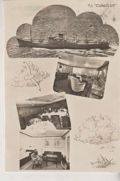 SHIPS OF THE WORLD POST CARDS MS CUMULUS
