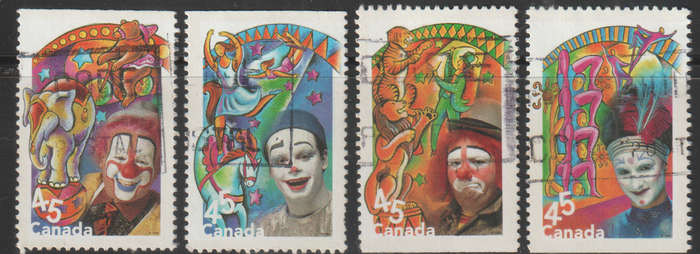 CANADA 1998 Canadian Circus ULH SG 1851-4