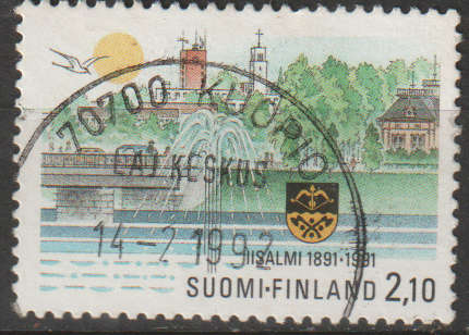 FINLAND 1991 The 100th anniversary of the town of Idensalmi ULH SG 1267