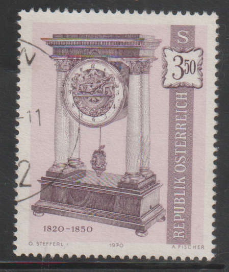 AUSTRIA 1970 Antique Watches UNH SG 1584