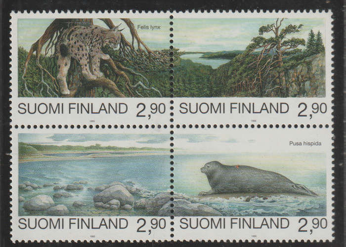 FINLAND 1995 Nature Protection UMM SG 1387-90