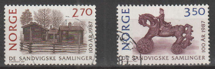 NORWAY 1987 The 100th anniversary of the Sandvig Collections UNH SG 1006/7