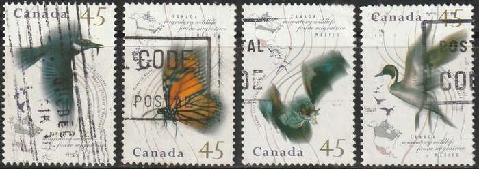 CANADA 1995 Migratory Wildlife ULH SG 1645-9
