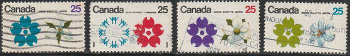 CANADA 1970 World Fair, Osaka ULH SG 650-3