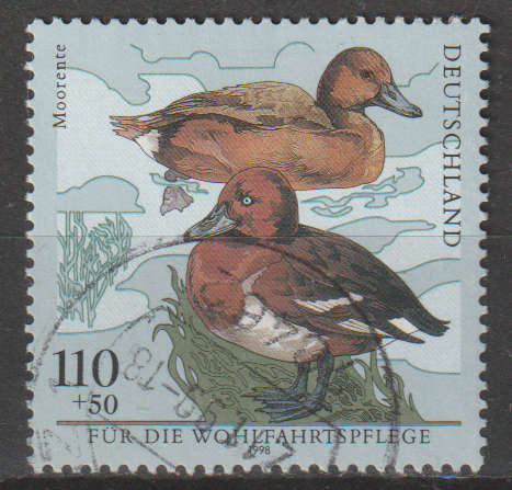 GERMANY 1998 Charity Stamps - Birds ULH SG 2872