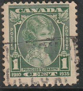 CANADA 1935 Silver Jubilee of King George V ULH SG 335