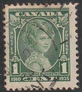 CANADA 1935 Silver Jubilee of King George V ULH SG 335
