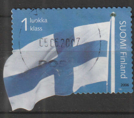 FINLAND 2006 The Finnish Flag - Self-Adhesive Stamp ULH SG 1814