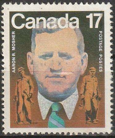 CANADA 1981 The 100th Anniversary of the Birth of Aaron R. Mosher, Founder of CanadianiULH SG 1022