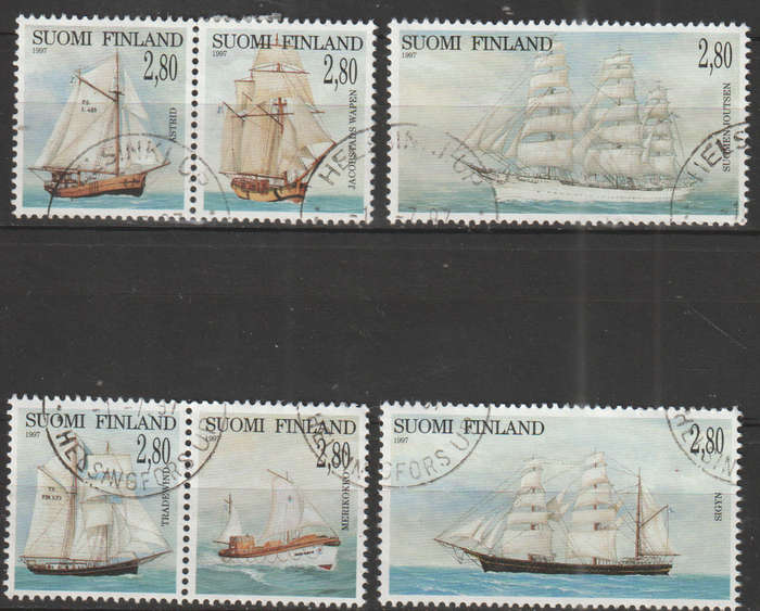 FINLAND 1997 Sailing ships ULH SG 1472-7