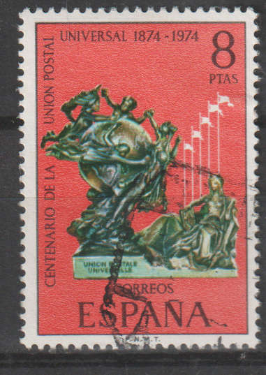 SPAIN 1974 The 100th Anniversary of the Universal Postal Union UNH SG 2270