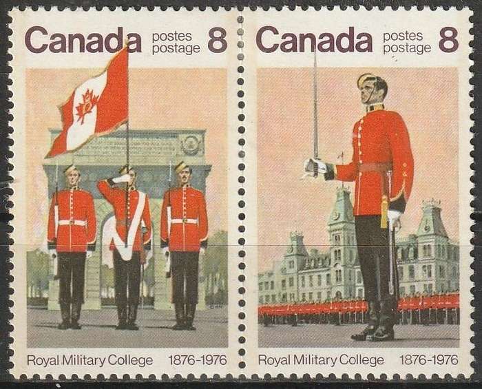 CANADA 1976 The 100th Anniversary of the Royal Military College MM SG 840/1