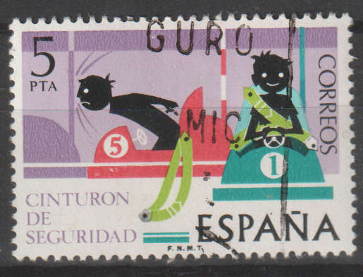 SPAIN 1976 Traffic Safety UNH SG 2359