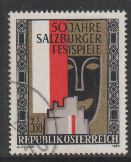 AUSTRIA 1970 The 50th Anniversary of the Salzburg Festivals UNH SG 1592