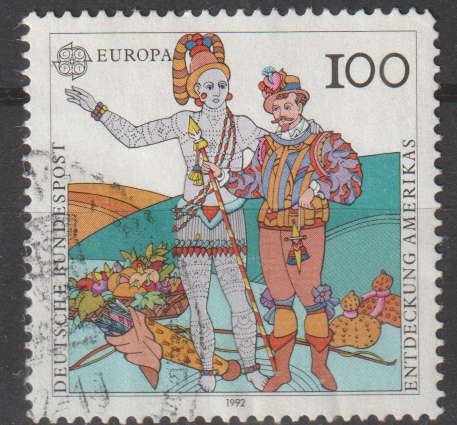 GERMANY 1992 EUROPA Stamps - Voyages of Discovery in America ULH SG 2457