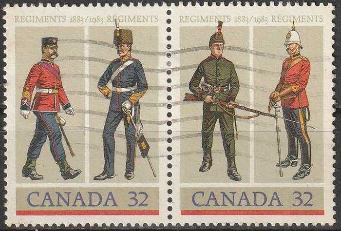 CANADA 1983 Canadian Army Regiments ULH SG 1114/5