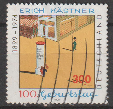 GERMANY 1999 The 100th Anniversary of the Birth of Erich Kästner, Writer ULH SG 2890
