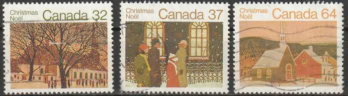 CANADA 1983 Christmas - Churches ULH SG 1111-3