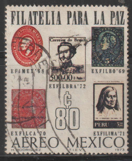 THEMATIC STAMPS ON STAMPS MEXICO ULH