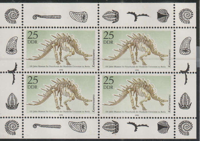 DDR 1990 The 100th Anniversary of the Natural History Museum UMM SG E3021