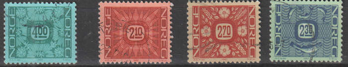 NORWAY 1986 Daily Stamps UNH SG 967-70