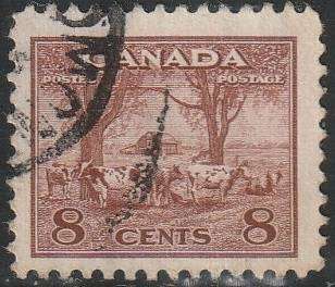 CANADA 1942 -1943 King George VI ULH SG 382