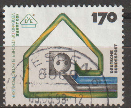 GERMANY 1993 The 100th Anniversary of the Society of Electrotechnician ULH SG 2498