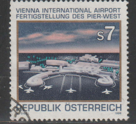 AUSTRIA 1996 Vienna International Airport UNH SG 2421
