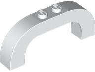 USED LEGO Arch 1 x 6 x 2 Curved Top WHITE