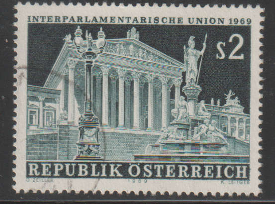 AUSTRIA 1969 The 1969 Spring Conference of the Inter-Parliamentary Union in Vienna UNH SG 1549