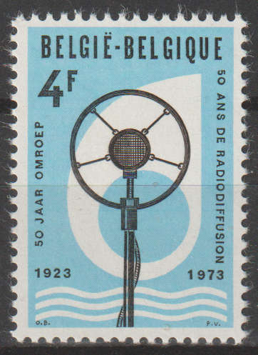 BELGIUM 1973 The 50th Anniversary of Belgian Radio Broadcasting UMM SG 2327