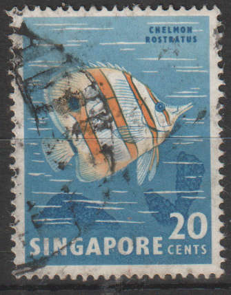 SINGAPORE 1962 Animals and Flowers ULH SG 71