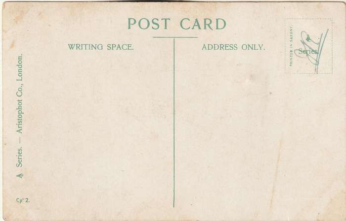 MINT POST CARD ARISTOPHOT CO LONDON