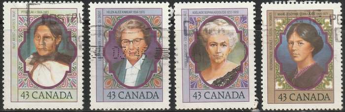 CANADA 1993 Prominent Canadian Women ULH SG 1529-32