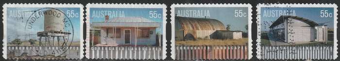 AUSTRALIA 2009 Corrugated Landscapes UNH SG 3258-61