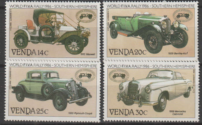 VENDA 1986 Veteran Car Rally UMM