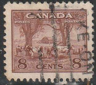 CANADA 1942 -1943 King George VI ULH SG 382