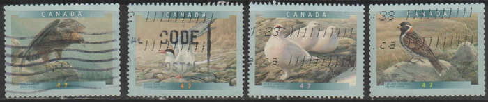 CANADA 2001 Birds ULH SG 2058-61