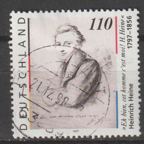 GERMANY 1997 The 200th Anniversary of the Birth of Heinrich Heine, Poet ULH SG 2822