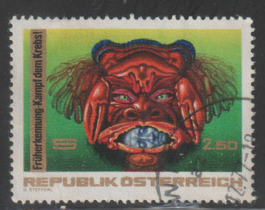 AUSTRIA 1976 Fight Cancer UNH SG 1768