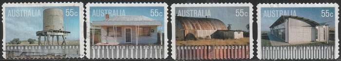 AUSTRALIA 2009 Corrugated Landscapes UNH SG 3258-61